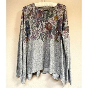 Anthropologie Saturday Sunday Kenny Hacci Gray Sweater Small Lightweight Stretch